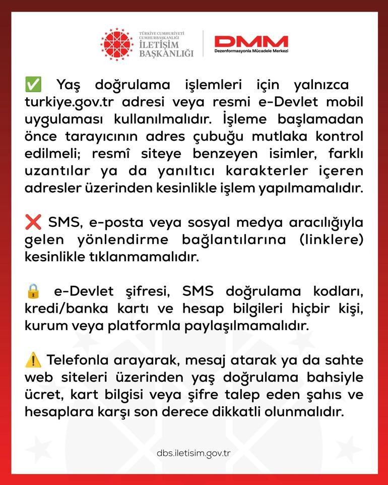 DMMden sosyal medyada yaş düzenlemesi uyarısı
