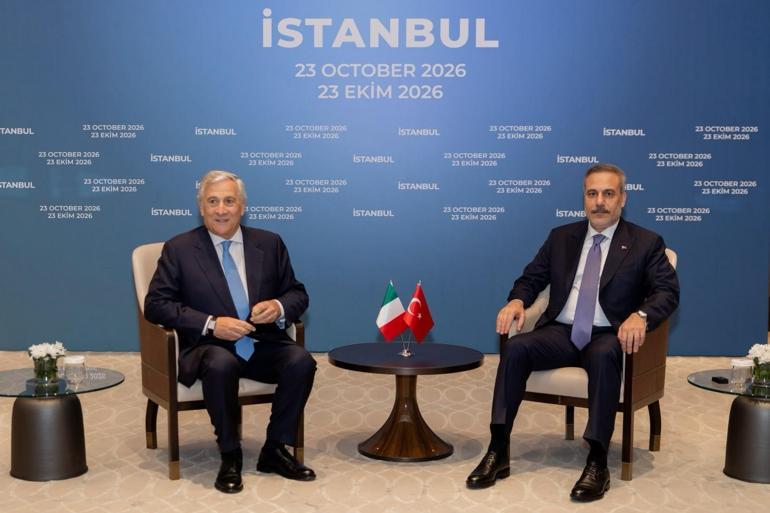 Bakan Fidan, İtalya Dışişleri Bakanı Antonio Tajani ile bir araya geldi