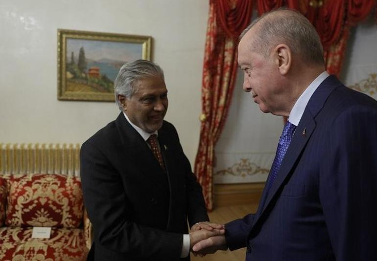 Cumhurbaşkanı Erdoğan, R4 ve R4+E3 Dışişleri Bakanları Toplantıları için Türkiyeye gelen dışişleri bakanlarını kabul etti