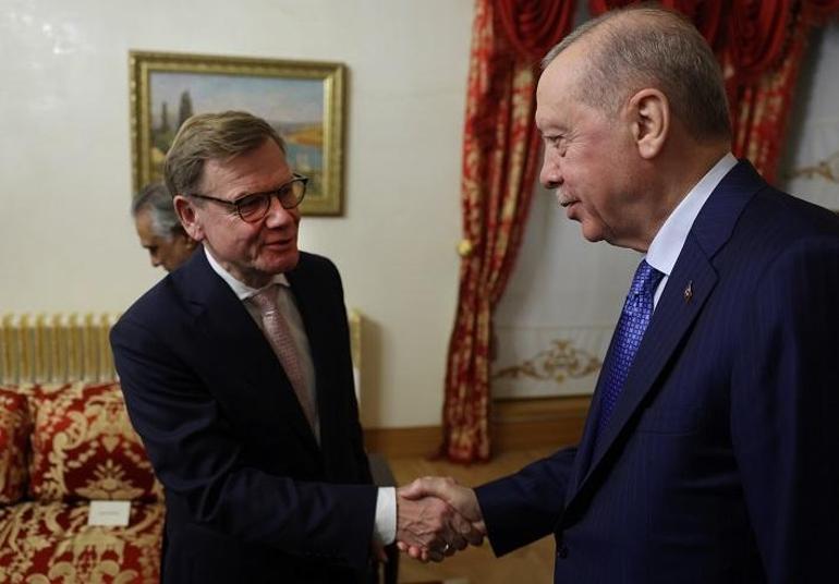 Cumhurbaşkanı Erdoğan, R4 ve R4+E3 Dışişleri Bakanları Toplantıları için Türkiyeye gelen dışişleri bakanlarını kabul etti