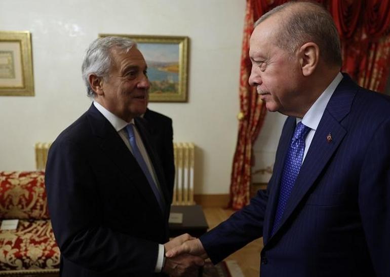 Cumhurbaşkanı Erdoğan, R4 ve R4+E3 Dışişleri Bakanları Toplantıları için Türkiyeye gelen dışişleri bakanlarını kabul etti
