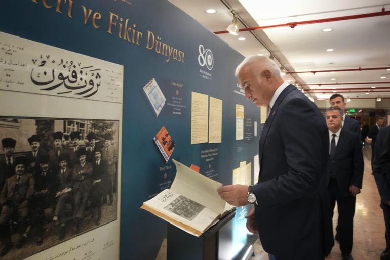 Ziya Gökalpin fikri mirası, doğumunun 150nci yıl dönümünde Milli Kütüphanede