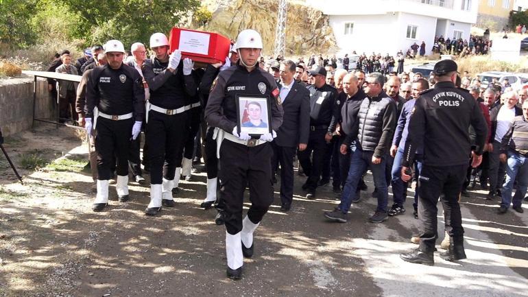 Kazada hayatını kaybeden polis memuru toprağa verildi