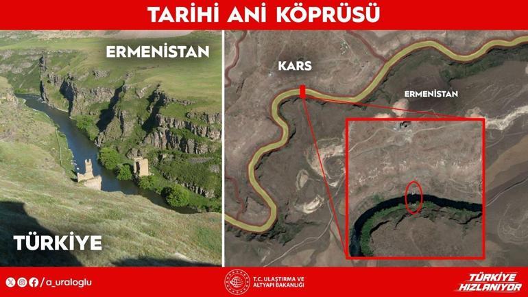 Bakan Uraloğlu: Ani Köprüsünün yeniden inşası için ihale sürecini tamamladık
