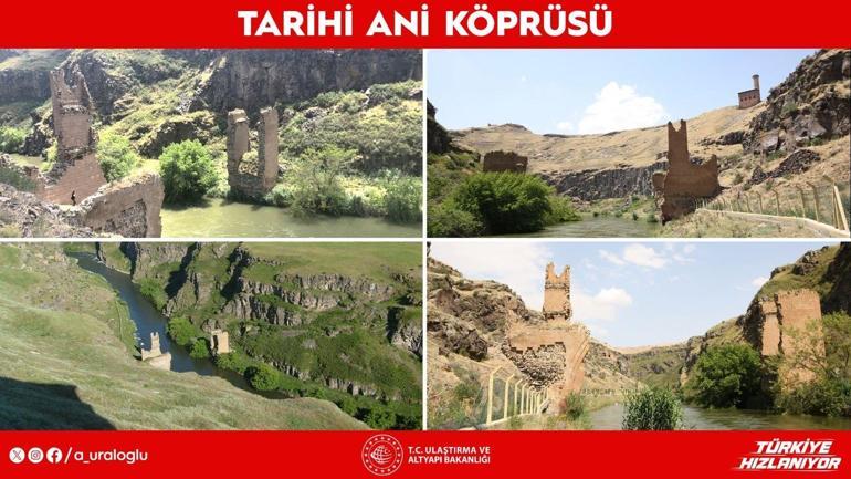 Bakan Uraloğlu: Ani Köprüsünün yeniden inşası için ihale sürecini tamamladık