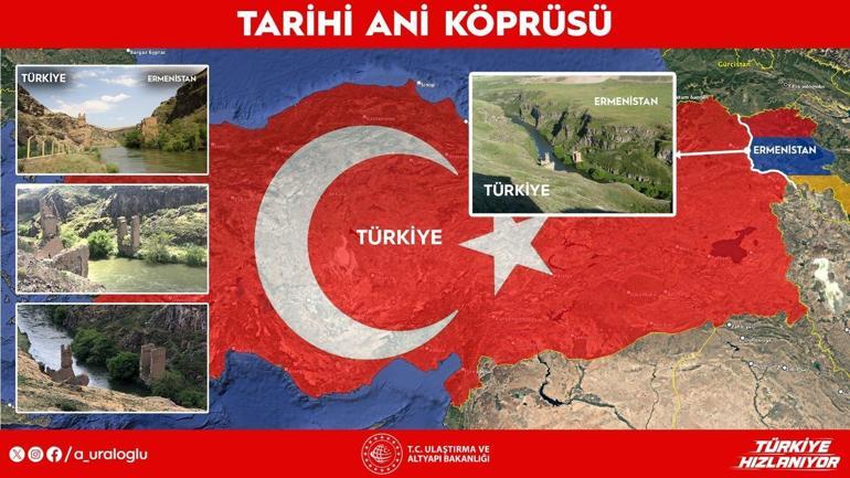 Bakan Uraloğlu: Ani Köprüsünün yeniden inşası için ihale sürecini tamamladık