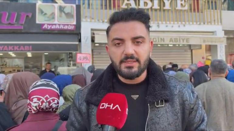 Sultangazide uygun fiyatlı kıyafet kampanyası nedeniyle izdiham yaşandı; 1 kişi baygınlık geçirdi