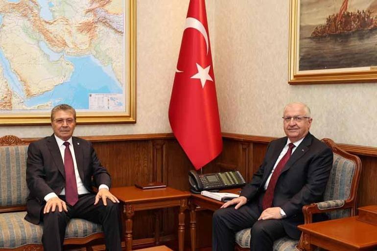 Bakan Güler, KKTC Başbakanı Üstel ile görüştü