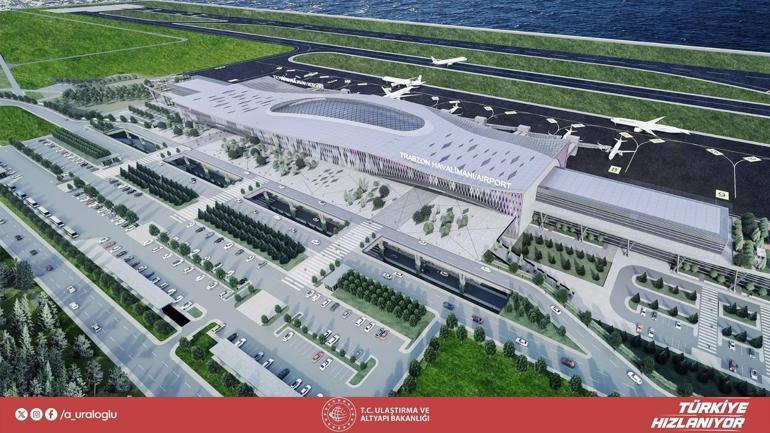 Trabzon Yeni Havalimanında şantiye çalışmaları başladı