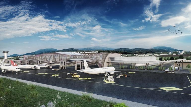Trabzon Yeni Havalimanında şantiye çalışmaları başladı
