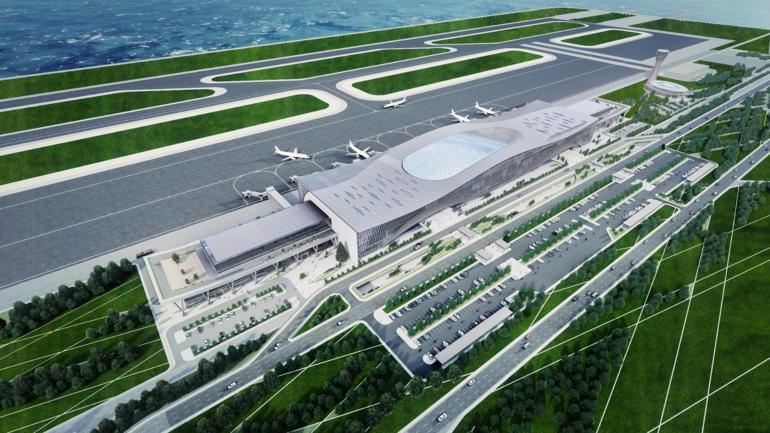 Trabzon Yeni Havalimanında şantiye çalışmaları başladı