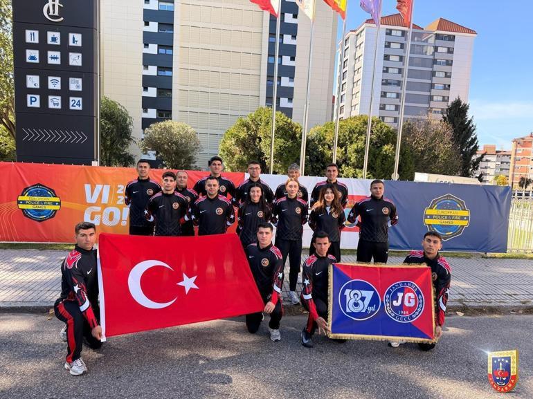 Jandarma Gücü İspanya’dan 101 madalya ile döndü