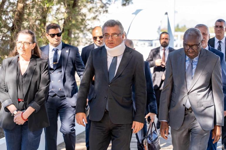 KKTC Cumhurbaşkanı Erhürman ile GKRY lideri Hristodulidis bir araya geldi