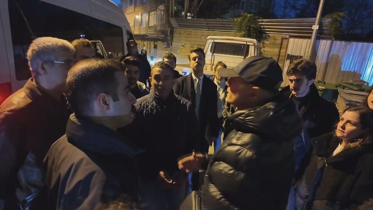 Kadıköyde yıkım kararı alınan 3 binada tahliye gerginliği