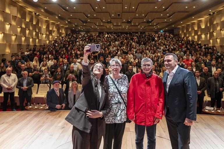 Nobel ödüllü Prof. Dr. Aziz Sancar’a, BAU’lu öğrencilerden yoğun ilgi