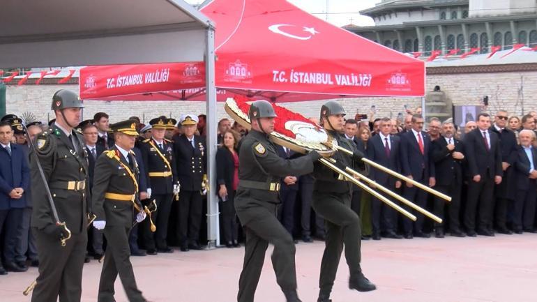 29 Ekim Cumhuriyet Bayramı öncesi Taksimde tören düzenlendi