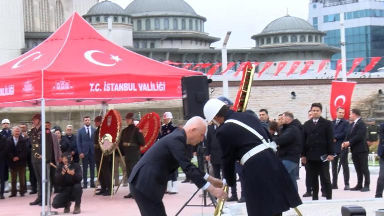 29 Ekim Cumhuriyet Bayramı öncesi Taksimde tören düzenlendi