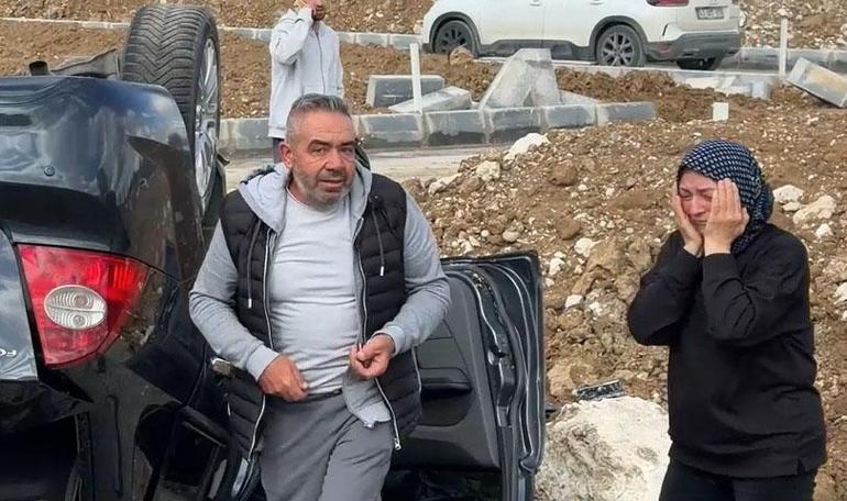 Kazayı haber alıp gelen sürücünün annesi gözyaşlarına boğuldu