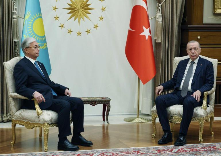 Cumhurbaşkanı Erdoğan, Kazakistan Cumhurbaşkanı Tokayev ile görüştü