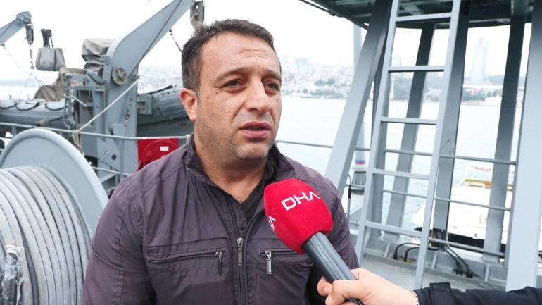 Dolmabahçe açıklarında demirleyen TCG Kemalreis ziyarete açıldı; fırkateyn havadan görüntülendi