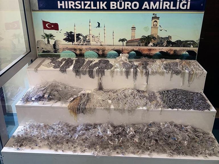 115 kilo gümüş çalan takı ustası, güvenlik kamerasından tespit edilip yakalandı