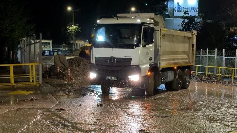 Rizede sağanak taşkına neden oldu