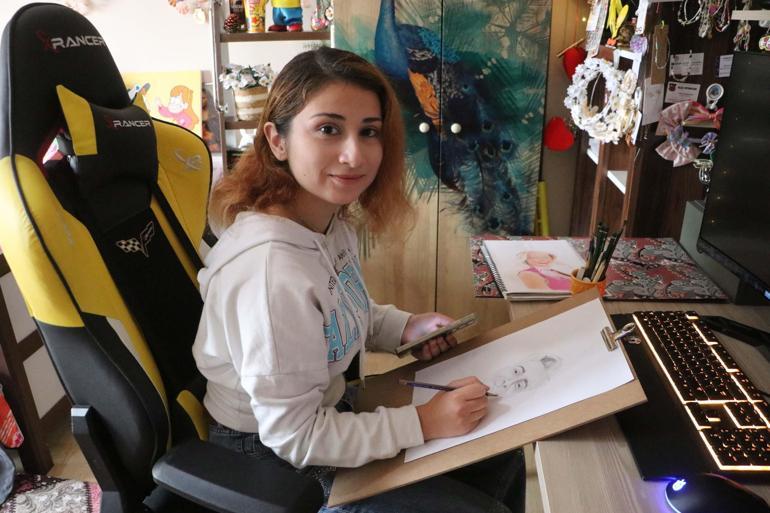 Doktorların sabaha çıkmaz dediği Tuğba, resim ile hayatı tutunup lösemiyi yendi
