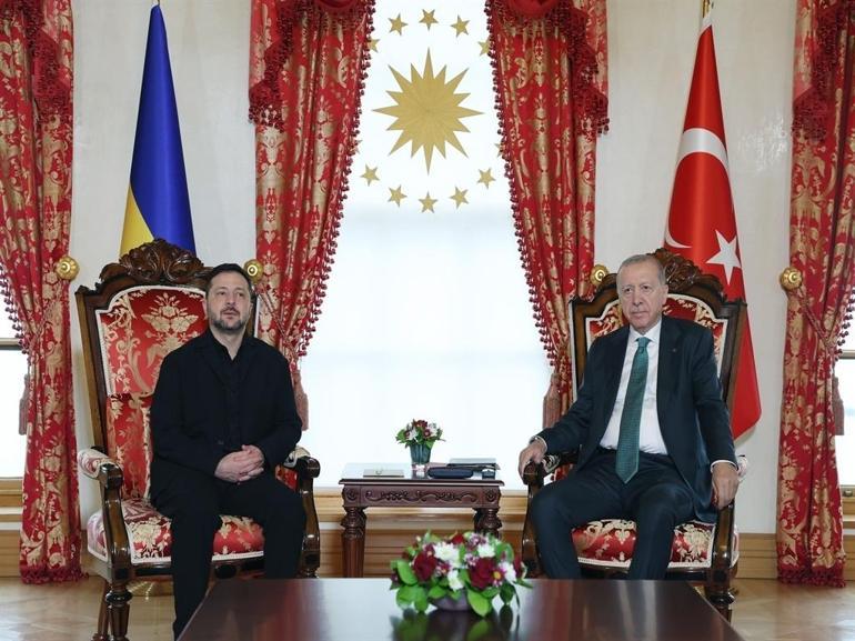 Cumhurbaşkanı Erdoğan ve Zelenskiyin İstanbuldaki görüşmesi başladı