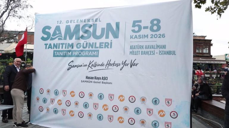 Samsun Tanıtım Günleri’nin tanıtımı Eminönü’nde yapıldı