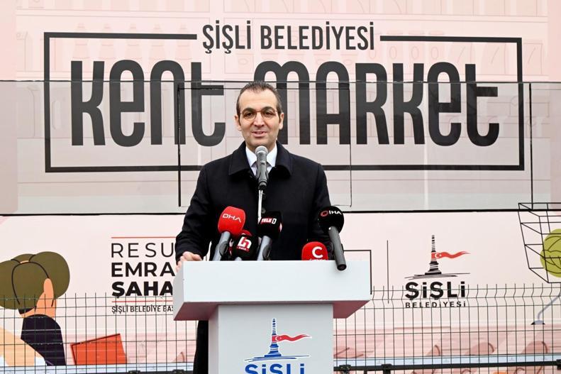 Şişlide ‘Gezici Kent Market’ hizmete başladı