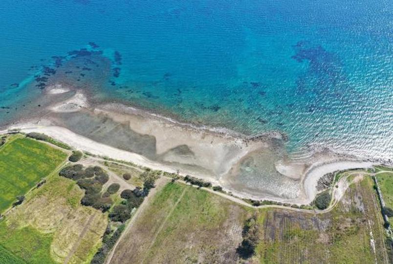 Datçada deniz çekilince görünen liman kalıntılarında belgeleme çalışmaları başladı