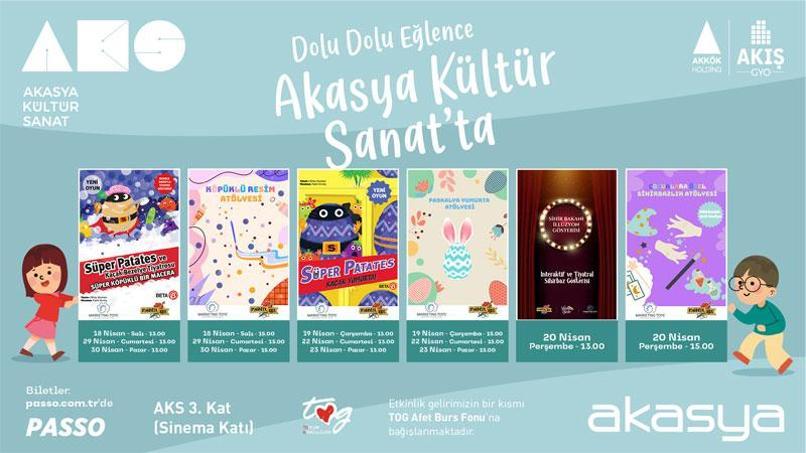 Akasya’da 23 Nisan etkinlikleri