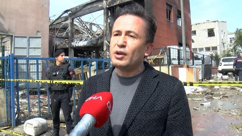 Tuzlada patlama sonrası yangın; büyük hasar var