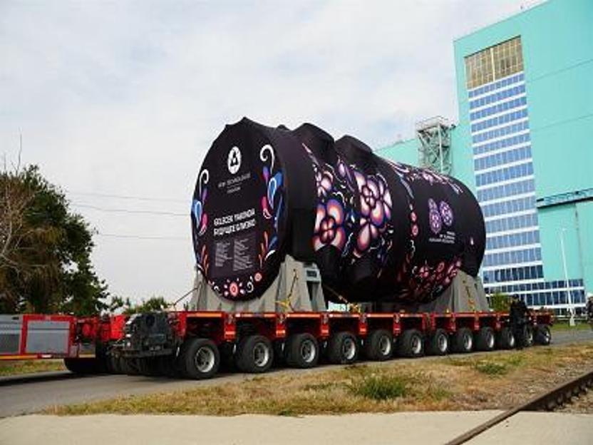 Rosatom, Akkuyu NGS 4’ncü güç ünitesi için reaktör basınç kabını Türkiyeye gönderdi