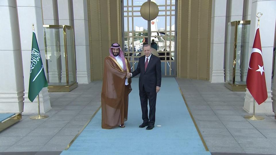 Saudi Arabia Crown Prince Salman is in Ankara